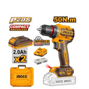 CDLI205062 Compact Brushless Cordless Drill -INGCO