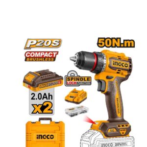 CIDLI20558 Compact Brushless Cordless Impact Drill (INGCO)