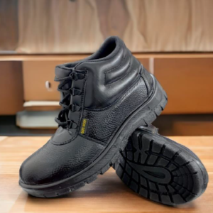 Atom High Ankle Pu + Leather Safety Shoes