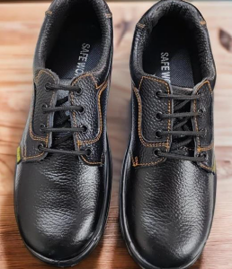 Atom Pu + Leather Safety Shoes
